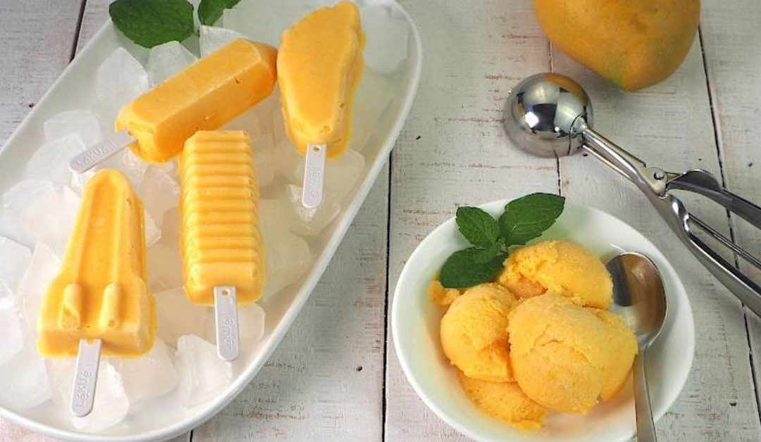 Dairy-Free Mango & Yoghurt Ice Cream